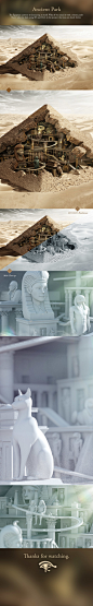 Ancient Park : The Egyptian universe is fascinating in itself. What if we mixed it with a theme park? That's what we did, using 3D and CGI, in the project that you can check below.