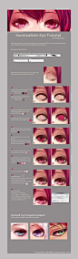 [Tutorial] Semirealistic Eye by =teralilac on deviantART