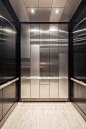 LEVELe-108 Elevator Interior with customized panel layout; Minimal panels in…                                                                                                                                                     More