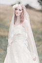 Maud French Veil and Renee Floral Halo - Enchanted Atelier Fall Winter 2013 Collection
