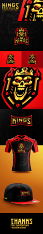 Kings of Death Skull eSports Logo : Kings of Death Skull Esports Logo 
Hey guys its Derrick here from Dasedesigns.com BACK with another eSports Logo Presentation! Its been a while since I've created a personal project, so I figured its time for another! W