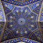 Ceiling mosaics in a mosque in Esfahan(?), Iran - just breathtaking
