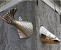 鱼饰壁挂壁饰欧美家居海洋风格酒吧会所ktv娱乐城雕塑艺术品软饰-淘宝网