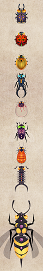 Smasher Game - Insects : Bugs I created for mobile smasher game.