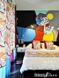 2013年欧式风格儿童房手绘效果图—土拨鼠装饰设计门户