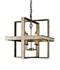 Hanover Chandelier From Mr Brown London  Contemporary, Metal, Natural Material, Ceiling by New York Design Center