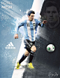 Lionel Messi - ADIDAS : poster design adidas - Lionel Messi 