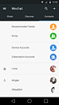 微信Android L概念设计 Wechat UI Design For Android L