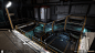 Star Citizen Lorville Transit Platforms, Luan Vetoreti : Under the grim, ash covered plates of Lorville, a worker has to go through the daily commute. L19's Transit Platforms are a reflection of the repressive, watchful eye of the company above, Hurston D