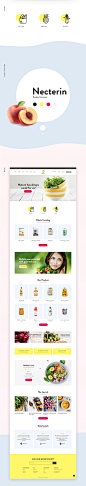 Cinagro - Organic Food Shop Template on Behance