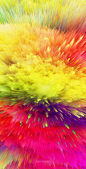 彩色粉尘喷溅爆炸效果4K高清背景纹理质感底纹图片：