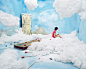 Artist JeeYoung Lee Converts Her Tiny Studio Into Absurdly Elaborate Non Digital Dreamscapes surreal installation 