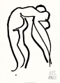 Grand Acrobate, c.1952 Serigraph by Henri Matisse at Art.com