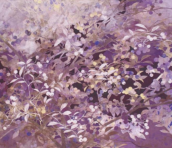 花 紫粉 植物 场景 近景