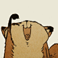 一品芝麻狐的原创芝麻狐表情头像图片，好骚包的感觉
