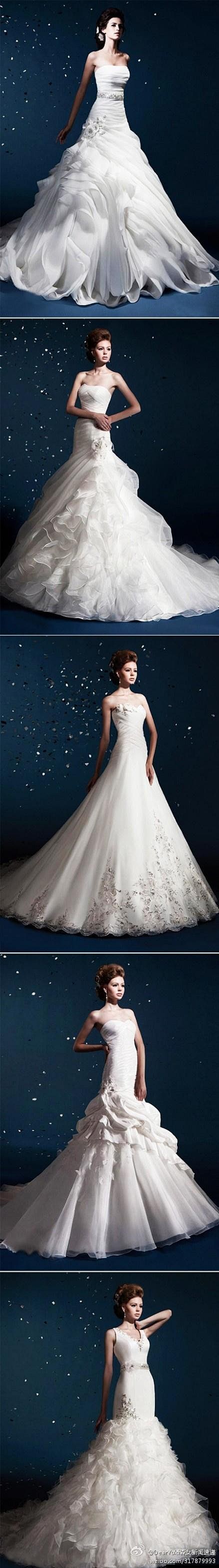 加拿大著名婚纱品牌2012新款婚纱系列