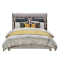 样板房床品多件套现代简约纯棉样板间床品纯色软装高档床上用品-淘宝网