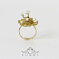 SUNNY原创手工饰品 玛丽的午后时光-凡尔赛宫的生活 复古戒指