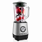 Amazon.com: Smoothie Blender for Shakes and Smoothies, Pre-Set 12 Speed Professional Juicer Blender with 6-Cup Glass Jar, Food Processor Personal Blender with 6 Sharp Stainless Steel Blades, 1450W, Silver: Kitchen & Dining
