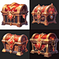 longtu2_A_treasure_chest_is_inlaid_with_red_polygonal_gemspolyg_a468c67d-5496-4f9e-901f-c1646110e871