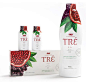 Tré pomegranate drink #packaging #design