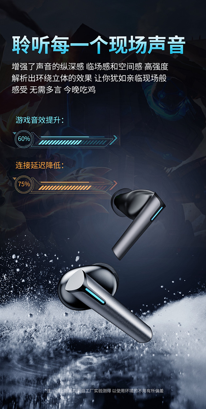 联想XG02电竞游戏无线蓝牙耳机高端高音...