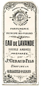 非常漂亮的法国香水标签！很多可爱的滚动这一个伟大的印刷术！从图形仙女博客