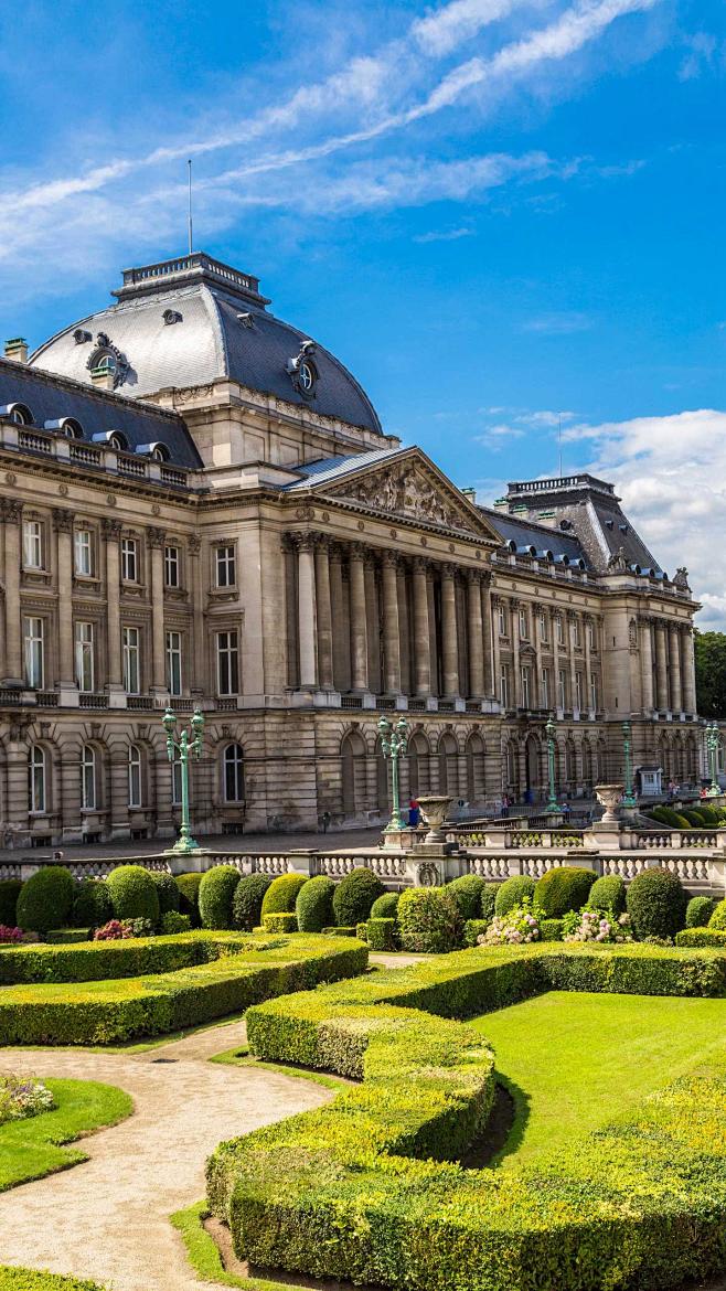布鲁塞尔皇宫，比利时最雄伟的建筑，大理石...