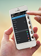 iOS Mail App手机应用ui设计