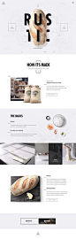 Ui concept #webdesign for a bakery project online.