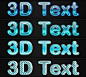 3d文字体PS样式免费下载 - PS样式_ps图层样式 - 素材风暴3d文字 PS样式 3d字体PS样式 ASL样式 免费下载 PS插件 