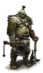 Orc warrior by dimelife