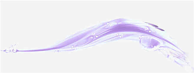紫色弧形水花水