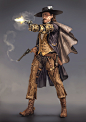 Wild Bill Hickok, Silviu Sadoschi : Design done for Infamy Miniatures