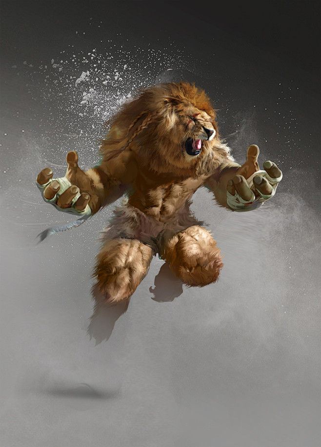 Lion fighter, yakun ...