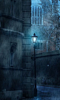 冬天的雨，英国剑桥