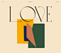法国设计师 Violaine 、Jeremy 开发的一款爱的字体Love typeface