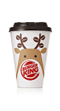 Burger King 汉堡王圣诞节日礼品咖啡杯设计-上海包装设计公司2