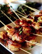 Shrimp Teriyaki Skewers with Bacon | Appetizers & Dips | Pinterest