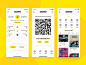 Smatro_1_#010 material app qr smart yellow icon subway metro ux ui