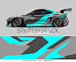 Car Wrap Design Concept Abstract Racing Stock Vector (Royalty Free) 1446509177 | Shutterstock