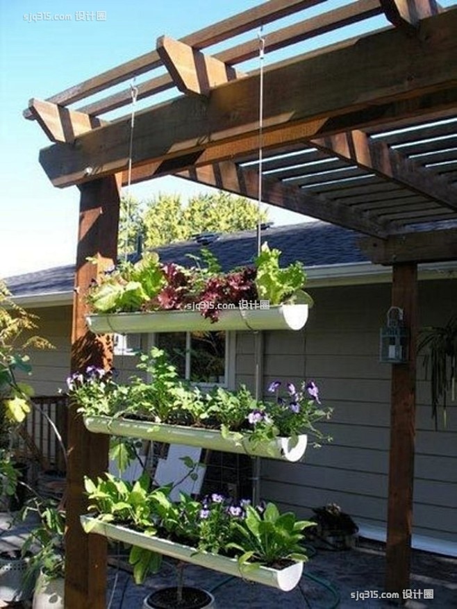 这样设计小庭院，阳台也能变成后花园|阳台...
