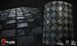Checkered floor tileable texture, Ayi Sanchez : Blendeable floor texture for Gears of War Ultimate Edition

