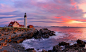 59. Cape Elizabeth lighthouse, Cape Elizabeth, 缅因州，美国。地处东北角的缅因州是美国的又一个灯塔圣地