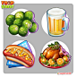 Food Street - Food Icons : Some collectible food ingredients and dishes I created for the Supersolid game Food Street. Game free on IOS and Android, GO DOWNLOAD!: <a class="text-meta meta-link" rel="nofollow" href="<a class=