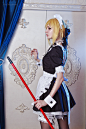 Saber Alter (Maid ver.) by AmiKaSwallow