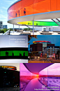 [丹麦阿罗斯奥胡斯（århus）美术馆] 希尔顿荣誉客会： 你有坐在彩虹上的梦想吗？位于丹麦阿罗斯奥胡斯（århus）美术馆屋顶的“彩虹全景（Your rainbow panorama）”可以帮你实现。彩虹全景是由长150米，宽3米的全色系光谱组成的环形天桥。你可以透过持续变换色彩的圆环俯瞰整个城市，随着光线的不同感受一草一木的美妙变化。
