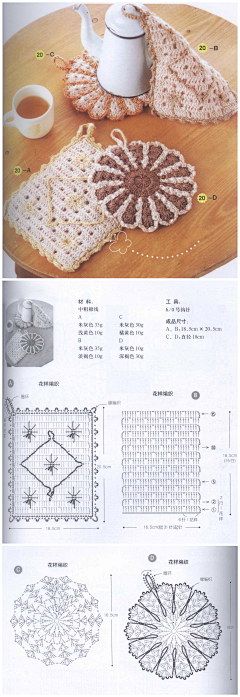 手钩小艾采集到关于钩织の家居丶饰品