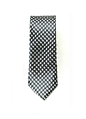 BTO新款 TOPMAN男装 黑白花色格纹 窄细休闲款男士领带