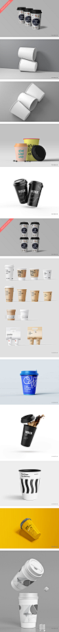纸杯咖啡杯子设计样机下载-字体传奇网（ZITICQ）